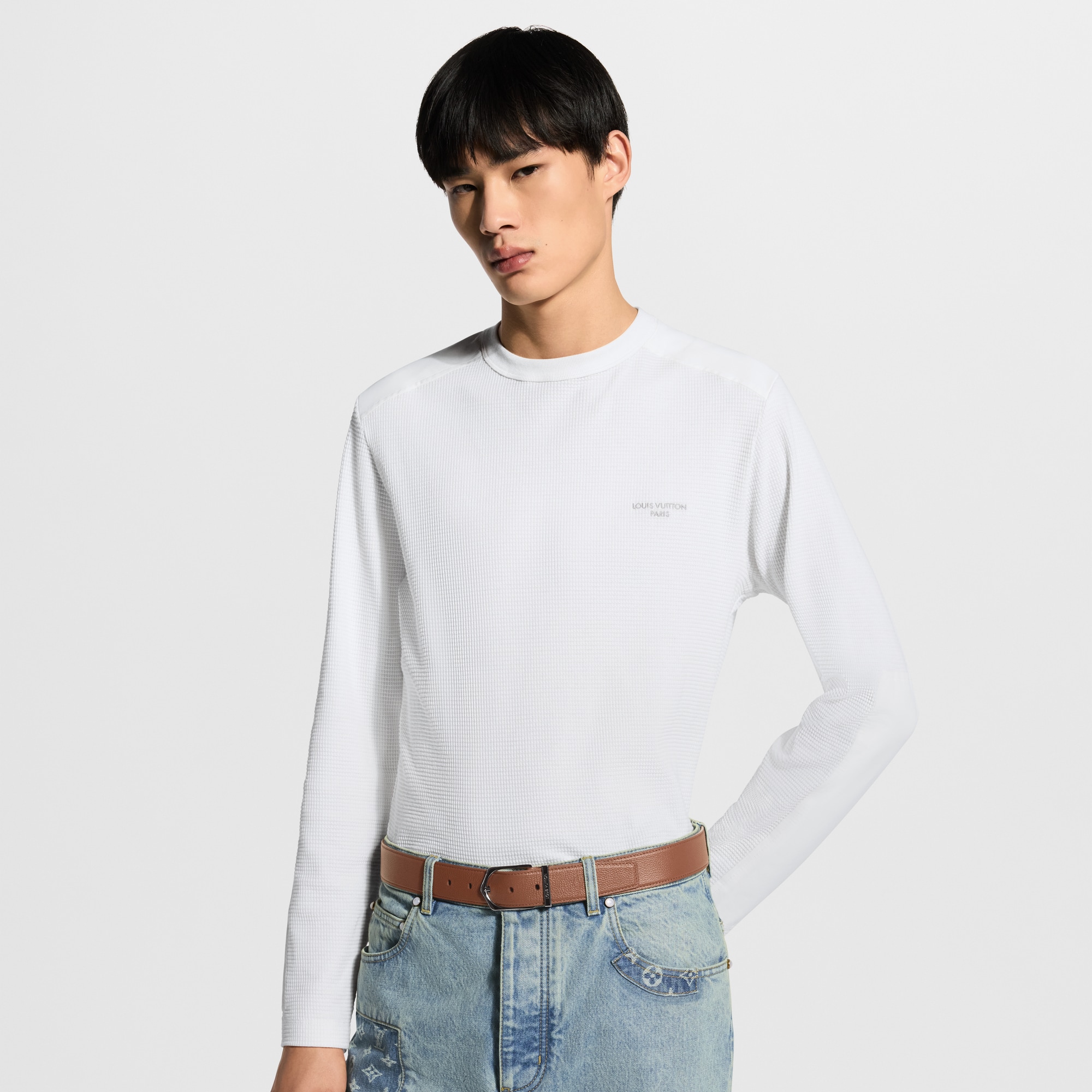 Waffle Long-Sleeved Outdoor T-Shirt - Men - Ready-to-Wear | LOUIS